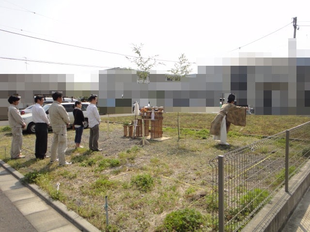 地鎮祭お祓い