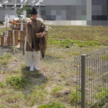 地鎮祭お祓い