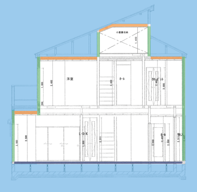 矩計図_建物_断熱1_冷気