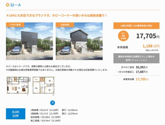 イエテラスのプランサンプル