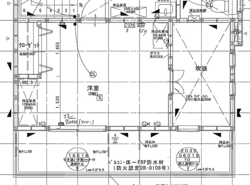 002_二階寝室平面図