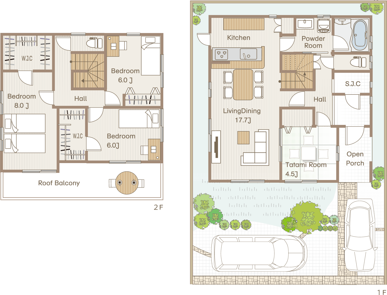 16帖LDKの間取り